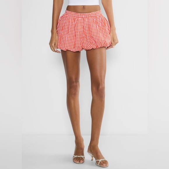 Gingham Checkered Women's Shorts - Picture 5 of 7
